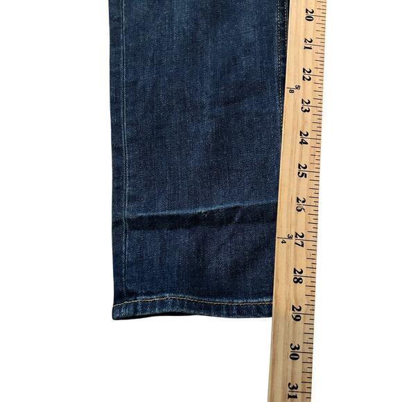Rag & Bone Dre Snoqualmie Wash Mid Rise Jeans 30 Dark Blue Denim Roll Cuff NWOT - Picture 8 of 10